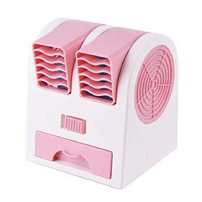 Aire Acondicionado Portatil Mesa de escritorio USB Ventilador: enfriadores de aire, espacio personal portátil de aire ártico, mini aire acondicionado 