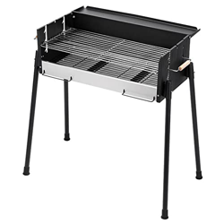 YXGLL Parrilla de carbón, para 5-8 Personas, para Acampar al Aire Libre, Barbacoa Familiar, Parrilla Plegable portátil, Temperatura Ajustable, Horno d precio