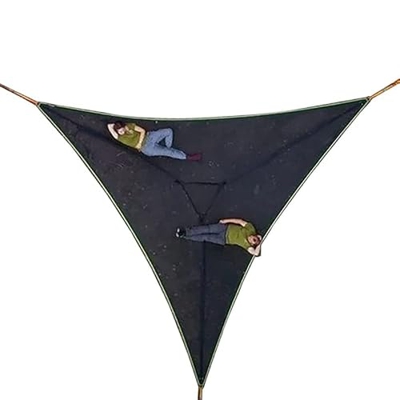 Hamaca gigante para camping, portátil, para múltiples personas, árbol, casa de aire, hamaca para exteriores e interiores, cómoda, muebles de camping (