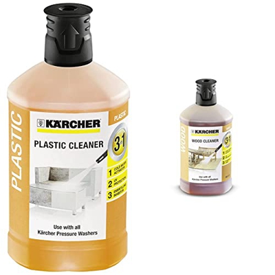 Kärcher Detergente para limpieza de plástico 3 en 1 RM 613 (6.295 - 758.0) + Detergente para limpieza de madera 3 en 1 RM 612 (6.295 - 757.0)