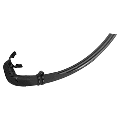 Harilla Boquilla de Tubo de respiración para Equipo de respiración de esnórquel húmedo para natación de, Negro