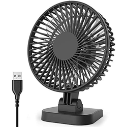 Aire Acondicionado Portatil Nuevo Mini USB Ventilador de Escritorio Alimentado con 3 velocidades, Flujo de Aire Fuerte Pero susurro Tranquilo, Ajuste  en oferta