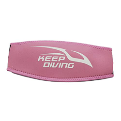 Yajuyi Pink Comfort Neoprene Diving Mask Correa Cover Long Hair & Head en oferta