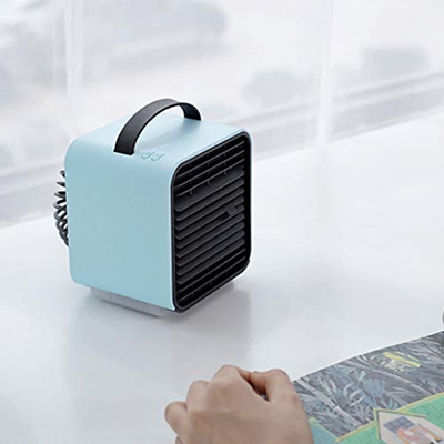 Aire Acondicionado Portatil Portátil USB Cargando Mini Enfriador de Aire Negativo, Ventilador de Aire pequeño, máquina de aromaterapia, luz Nocturna, 