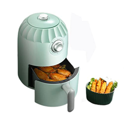 Freidora de aire portátil pequeña, gran capacidad, freidora electromecánica inteligente para patatas fritas, máquina para hornear para la familia, coc en oferta