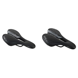  Manufacturas Ges Eden T3 Men  Sillín, Unisex Adulto, Negro, Unico + A364S10 - Sillín de Ciclismo, Color Negro en oferta