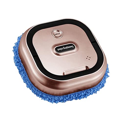 F Fityle Robot Mop, Aspirador Robot de trapeador húmedo y seco para Limpieza Duros