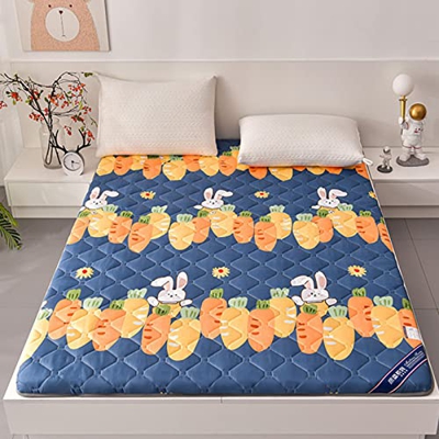YIbing Colchón de piso, colchón de futón, colchón de futón japonés enrollable 10Cm espesar cama para dormir, colchón de camping portátil Tatami, colch