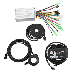 BuyWeek Kit de Controlador de Motor de Bicicleta eléctrica, 36V 48V Controlador de Velocidad de Motor de Bicicleta eléctrica LED S800 Kit de conversió precio