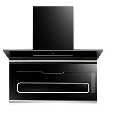 Range Hood 7-Shaped Side Suction Home Kitchen Automatic Cleaning Range Hood Side Suction Large Suction