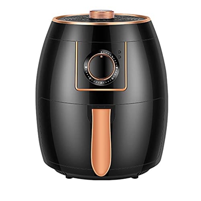 Freidora de aire eléctrica táctil inteligente para el hogar de 5,5 l, máquina multifunción de gran capacidad para patatas fritas sin freír, segura y f