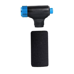 SouiWuzi Bicicleta CO2 Cabeza del INFLATOR Portable Aleación de Aluminio Bike Dioxido de Carbono Bomba Manual Cabezal Azul Home Uso precio