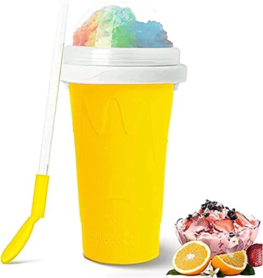 Taza para hacer granizado, taza de hielo para hacer granizado, taza de enfriamiento, taza mágica congelada, taza de hielo portátil para todos, batido 