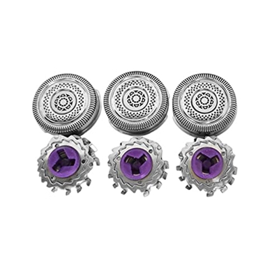 DXBO 3 Piezas Sh98 Hoja de Afeitar de Cabeza de reemplazo Compatible con rasuradora SP9863 SP9880 SP7000 9000 9861 Accesorios for la Cabeza de rasurad