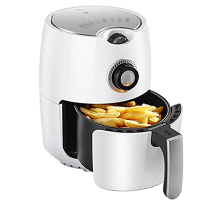 Mini freidora de aire de fuego alto sin aceite inteligente completamente automática multifunción para el hogar de 2.2L para la familia, cocinar pollo