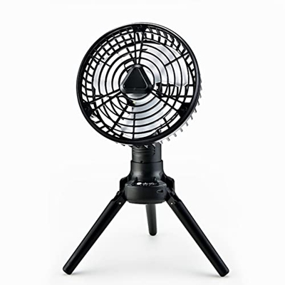 NIDAL Ventilador de Campamento con luz LED 10040mAh USB USB Recargable Carpas de Campamento de Electricidad Ventilador de Escritorio Tranquilo para Vi