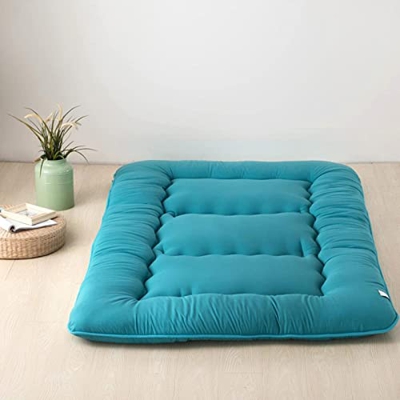 HAOLY Colchón de futón japonés, tapete plegable enrollable de tatami, colchón de tatami grueso de invierno colchoneta de dormir para niños adulto dorm
