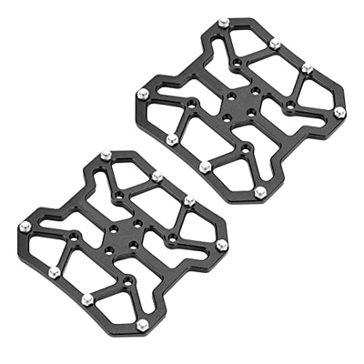 Pedales Speedplay, adaptador Spd, convertidor de pedal Peloton, 1 par de pedales sin clip de aleación de aluminio para bicicleta de montaña, adaptador