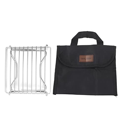 Parrilla plegable para barbacoa, parrilla para fogatas, parrilla de acero inoxidable, parrilla portátil para acampar al aire libre, parrilla para coci