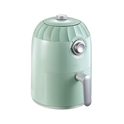 Air Fryer Electric Air Fryer Compact Air Fryer with Temperature Control Non-Stick Fry Basket + Auto Shut Off Feature Rotary Switch Control Green
