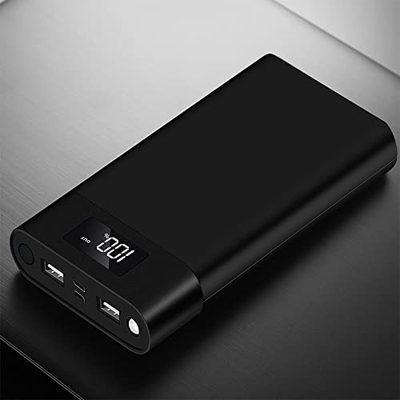 NIANXINN Power Bank 100000mAh Caricabatterie Portatile Powerbank con Display Digitale LCD Batteria Esterna 2 Porte USB e 2 Ingressi Banca di Energia C
