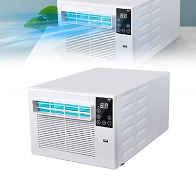 ATRNA Aire Acondicionado Móvil, Portátil Climatizador Enfriador de Aire Temporizador Silencioso para Hogar Oficina-White