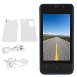 Teléfono Inteligente Desbloqueado, 4.5in 512MB 4GB Teléfono Android Desbloqueado con Pantalla Curva HD, 3G Teléfono Celular Desbloqueado Dual Sim Dual características