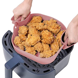 Ranana Revestimiento de freidora de Aire | Forro para freidora de Aire de Silicona Suave,Sartén para freidora de Aire Segura para Alimentos, Accesorio en oferta