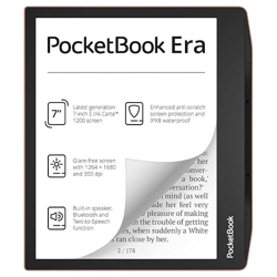 PocketBook Era - Lector de Libros electrónicos (64 GB de Memoria, 17,8 cm (7 Pulgadas), Pantalla táctil E-Ink Carta 1200, retroiluminación Smartlight, precio