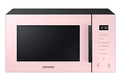 Samsung - Horno Microonde - Capacidad 23 litros - 1100W de potencia - Función Air Fry - Plato dorador - Glass design - Modelo n. MG23T5018CP - Color r características