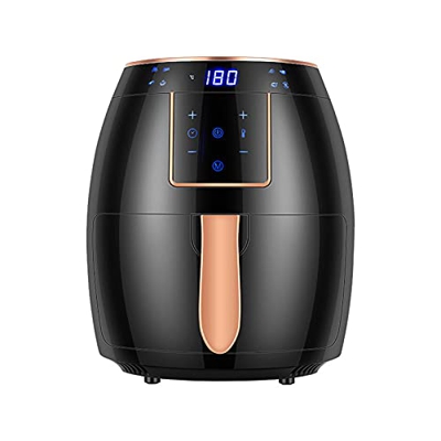 Air Fryer 100℉ to 450 Air Convection Fryer with Digital Touch Screen Healthy Oil Free Cooking LED Touch Screen Non-Stick Coated Basket