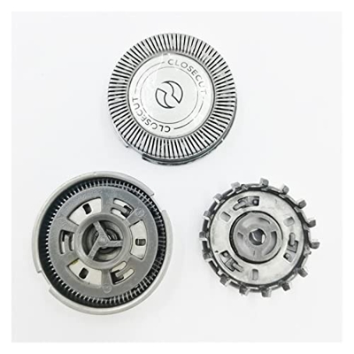 DXBO 3 Piezas HQ4 Reemplace la Cuchilla de Afeitar de la Cabeza Compatible con P-Hilips Shaver HQ56 HQ55 HQ46 HQ3 HQ6900 HQ6902 HQ6904 HQ6906 HQ6996 H