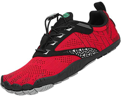 SAGUARO Hombre Zapatillas de Descalzo Mujer Zapatos de Deporte Gym Zapatillas de Playa Exterior Rojo 39 características