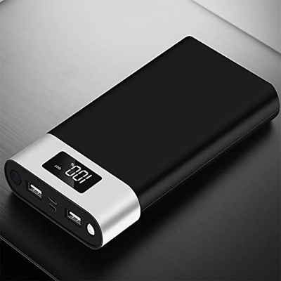 NIANXINN Power Bank 100000mAh Caricabatterie Portatile Powerbank con Display Digitale LCD Batteria Esterna 2 Porte USB e 2 Ingressi Banca di Energia C