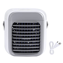 Jadeshay Enfriador de Aire de Mano Mini Aire Acondicionado portátil de Escritorio Ventilador Enfriador de Aire para el hogar(Blanco) precio