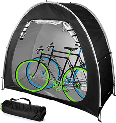 Cubierta de bicicleta al aire libre Almacenamiento Tienda de cobertizos, 210D Recubrimiento de Oxford con recubrimiento de plata Portátil Portátil Por precio