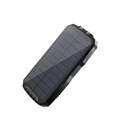BOTTHEALTH Batería De 5w 99000mah, Recargable para El Banco De Energía Solar Cargador InaláMbrico Qi Banco De Energía Batería Externa PortáTil Black