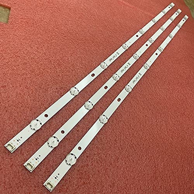 Keneddng 3 Piezas LED 8LED Tira de retroiluminación for LG 43UH61 9v 4 3UH620V 43UH610V 43UH6030 43UF6407 43LH60_FHD_A UF64_UHD_A 43LH60FHD 43UF6409