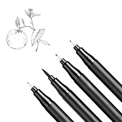 Bolígrafos Fineliner,Juego De Bolígrafos Fineliner,Negros Bolígrafo Fineliner,para Bocetos Artísticos,Dibujos,Dibujo Técnico,Ilustración precio