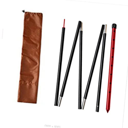 Colcolo Barras de campaña con Bolsa de Almacenamiento, Soporte de Soporte para toldo, Refugio de jardín para características