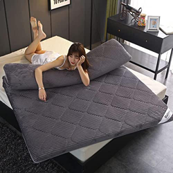 HAOLY Alfombra de dormir japonesa plegable, colchón suave de futón plegable, tapete de dormir de tatami para adultos, colchón de viaje portátil, colch precio
