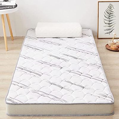 HAOLY Colchón de futón de estilo japonés, tapete de dormir tatami grueso dormitorio cama individual, cama plegable enrollable niños adulto sueño viaje
