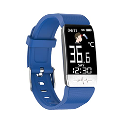 MICGIGI Reloj inteligente para hombre y mujer, para fitness, con podómetro, pulsómetro para iOS y Android características