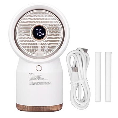 Mini ventilador de refrigeración USB blanco portátil, aire acondicionado para coche, humidificación por pulverización, miniventilador de aire acondici