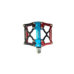 Msticker Pedal Mountain Pedal Bicicleta de aluminio Palin SOLDIER Flat Alloy Anti- Plataforma Accesorios para bicicletas (negro, talla única) características