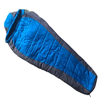 Jrechio Bolso de Dormir for Acampar con Bolsa de Dormir a Prueba de Agua Caliente Ligero for Caminar mochileros y Acampar (Azul) zhengqiang (Color : B