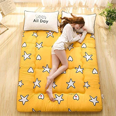 PCWLH Plegable colchn Suelo, colchn de Tatami Suave Antideslizante porttil,Colchn De Piso Acolchado Comodo futn Estera,para Exteriores de Dormitorio e