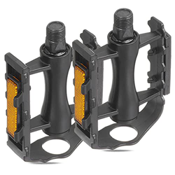 GHKWXUE Pedales de Bicicleta de aleación de Aluminio, Pedales de Bicicleta de montaña con rodamientos, Superficie súper Antideslizante Rosca de Tornil características