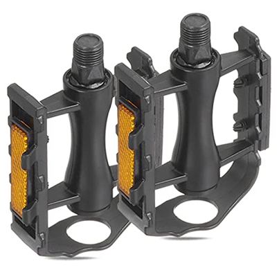 GHKWXUE Pedales de Bicicleta de aleación de Aluminio, Pedales de Bicicleta de montaña con rodamientos, Superficie súper Antideslizante Rosca de Tornil