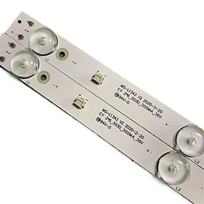 2 PCS 6LED LED Backlight Strip for 32inch JL.D32061330-081AS-M FZD-03 E348124 MS-L1343 L2202 L1074 V2 2-6-3030-300MA-36V Strip Lights (Color : 10 Piec